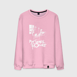Свитшот хлопковый мужской My Chemical Romance, цвет: светло-розовый