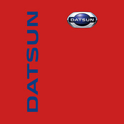 Свитшот хлопковый мужской Datsun логотип с эмблемой, цвет: красный — фото 2