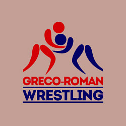 Свитшот хлопковый мужской Greco-roman wrestling, цвет: пыльно-розовый — фото 2