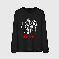 Свитшот хлопковый мужской Pink Floyd, цвет: черный