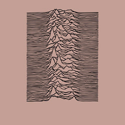 Свитшот хлопковый мужской Unknown Pleasures, цвет: пыльно-розовый — фото 2