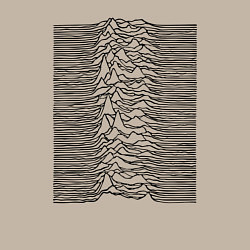 Свитшот хлопковый мужской Unknown Pleasures, цвет: миндальный — фото 2