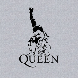 Свитшот хлопковый мужской Queen: Rock You, цвет: меланж — фото 2