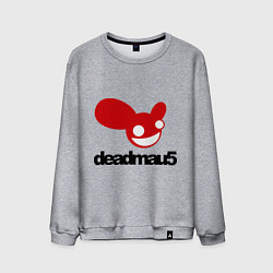 Свитшот хлопковый мужской DeadMau5, цвет: меланж
