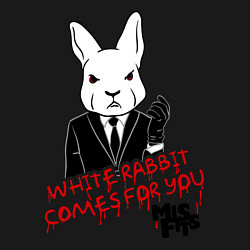 Свитшот хлопковый мужской Misfits: White rabbit, цвет: черный — фото 2