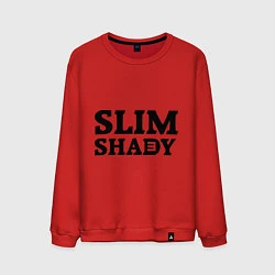 Свитшот хлопковый мужской Slim Shady: Big E, цвет: красный