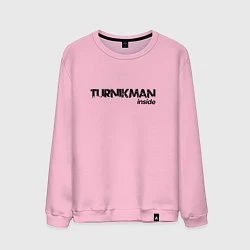 Свитшот хлопковый мужской Turnikman Inside, цвет: светло-розовый