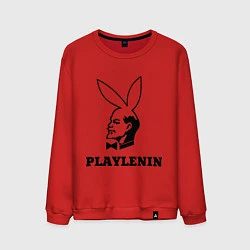 Свитшот хлопковый мужской PlayLenin, цвет: красный