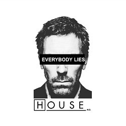 Свитшот хлопковый мужской Everyboy Lies, цвет: белый — фото 2
