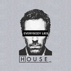 Свитшот хлопковый мужской Everyboy Lies, цвет: меланж — фото 2