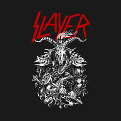 Свитшот хлопковый мужской Slayer: Devil Goat, цвет: черный — фото 2