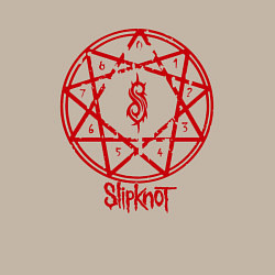 Свитшот хлопковый мужской Slipknot Penragram, цвет: миндальный — фото 2