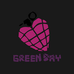 Свитшот хлопковый мужской Green Day is love, цвет: черный — фото 2