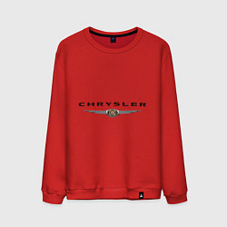 Свитшот хлопковый мужской Chrysler logo, цвет: красный