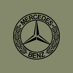 Свитшот хлопковый мужской Mercedes-Benz, цвет: авокадо — фото 2
