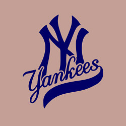Свитшот хлопковый мужской NY - Yankees, цвет: пыльно-розовый — фото 2