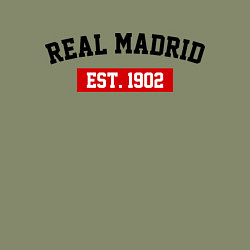 Свитшот хлопковый мужской FC Real Madrid Est. 1902, цвет: авокадо — фото 2