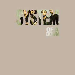 Свитшот хлопковый мужской System of a Down, цвет: миндальный — фото 2