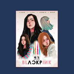 Свитшот хлопковый мужской Black Pink Stories, цвет: тёмно-синий — фото 2