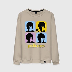 Мужской свитшот The Beatles: pop-art