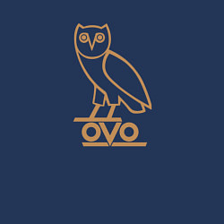 Свитшот хлопковый мужской OVO Owl, цвет: тёмно-синий — фото 2