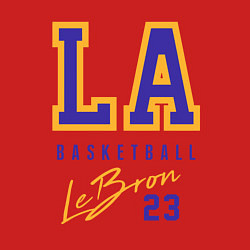 Свитшот хлопковый мужской Lebron 23: Los Angeles, цвет: красный — фото 2