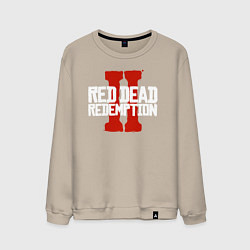 Свитшот хлопковый мужской RDR II, цвет: миндальный