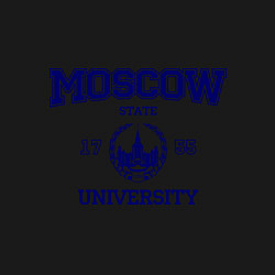 Свитшот хлопковый мужской MGU Moscow University, цвет: черный — фото 2