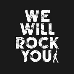 Свитшот хлопковый мужской We Wil Rock You, цвет: черный — фото 2