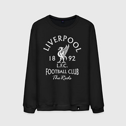 Свитшот хлопковый мужской Liverpool: Football Club, цвет: черный