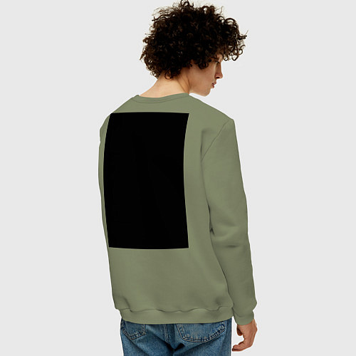 Мужской свитшот TOP: Geometry / Авокадо – фото 4