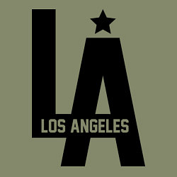 Свитшот хлопковый мужской Los Angeles Star, цвет: авокадо — фото 2