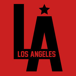 Свитшот хлопковый мужской Los Angeles Star, цвет: красный — фото 2