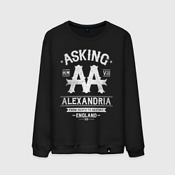 Свитшот хлопковый мужской Asking Alexandria: England, цвет: черный