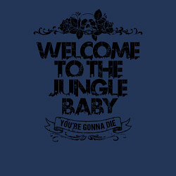 Свитшот хлопковый мужской Welcome to the Jungle, цвет: тёмно-синий — фото 2