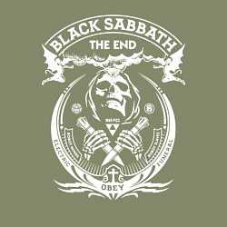 Свитшот хлопковый мужской Black Sabbath: The End, цвет: авокадо — фото 2