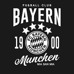 Свитшот хлопковый мужской Bayern Munchen 1900, цвет: черный — фото 2