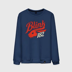 Свитшот хлопковый мужской Blink-182, цвет: тёмно-синий