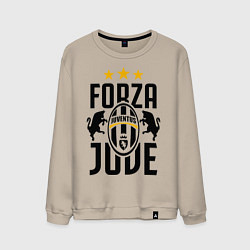 Свитшот хлопковый мужской Forza Juve, цвет: миндальный