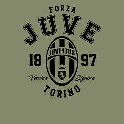 Свитшот хлопковый мужской Forza Juve 1897: Torino, цвет: авокадо — фото 2