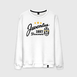Свитшот хлопковый мужской Juventus 1897, цвет: белый