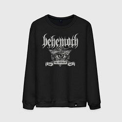 Свитшот хлопковый мужской Behemoth: The Satanist, цвет: черный