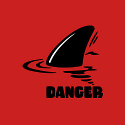 Свитшот хлопковый мужской Danger Shark, цвет: красный — фото 2