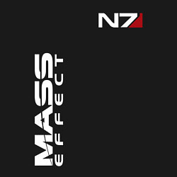 Свитшот хлопковый мужской MASS EFFECT N7, цвет: черный — фото 2