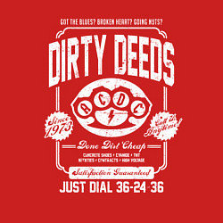 Свитшот хлопковый мужской AC/DC: Dirty Deeds, цвет: красный — фото 2