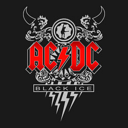 Свитшот хлопковый мужской AC/DC: Black Ice, цвет: черный — фото 2