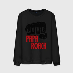 Мужской свитшот Love Papa Roach