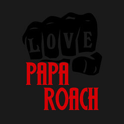 Свитшот хлопковый мужской Love Papa Roach, цвет: черный — фото 2