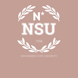 Свитшот хлопковый мужской NSU, цвет: пыльно-розовый — фото 2