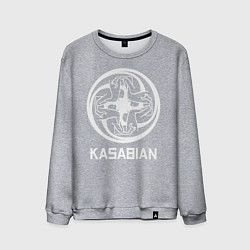Свитшот хлопковый мужской Kasabian: Symbol, цвет: меланж
